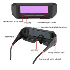 For Welding Welder Glasses Helmet Auto Darkening Solar Mask Goggles Eyes Protect