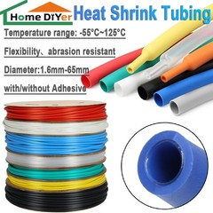 Adhesive Glue Lined 3:1/4:1 Heat Shrink Tubing Waterproof Sleeving Heatshrink