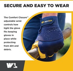 Men’s Leather Palm Work Gloves