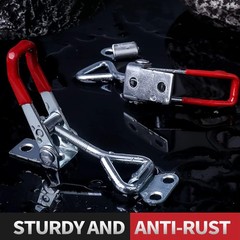 6 Pack Toggle Latch Clamp 4001 Adjustable Latch Smoker Clamps with 24PCS Screws