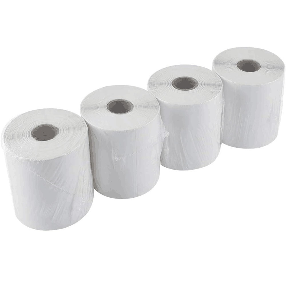 L LIKED 1000 PCS 4″x 6″ Direct Thermal Labels Strong Adhesive 4 Rolls, White