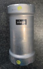 Viega MegaPressG 1-1/2″ Carbon Steel Coupling No Stop Gas HNBR 25051 Open Box