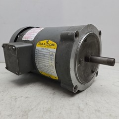 Baldor KM3454 Industrial Electric Motor 1/4 Hp 1725 Rpm 230/460 Volt 3Ph 56C Fra