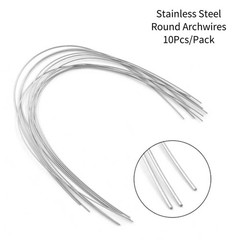 Dental Orthodontic Arch wire Stainless Steel S.S Round Natural Form