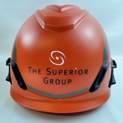 MSA V-Gard H1 Hard Hat Orange 4 Point Ratchet Safety Helmet Open Box NEW