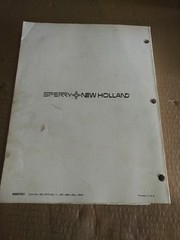 New Holland TR75 TR85 Combines Service Repair Manual S/N 403001-