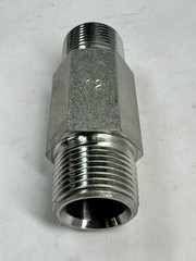 HEX NIPPLE 3/4″ Male NPT Thread x 3″ Long, Plated