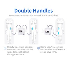 2 Handles Cool Freeze Beauty Machine – Professional Body Massage Salon Equipment