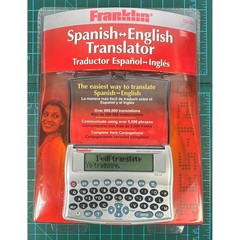 Franklin TES120 Electronic Spanish English Phrasebook Dictionary New NIB Sealed