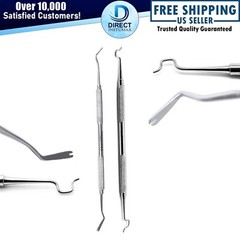 3Pcs Orthodontic Dental Archwire Placing Set – Braces Tweezer Ligature Scaler CE