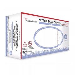 CARDINAL HEALTH Flexal Nitrile Exam Gloves Cornflower Blue LOT-88TN06XXL NEW