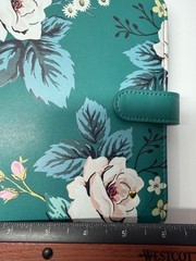 Franklin Covey Love Collection Compact Planner Floral Cover Snap Closure