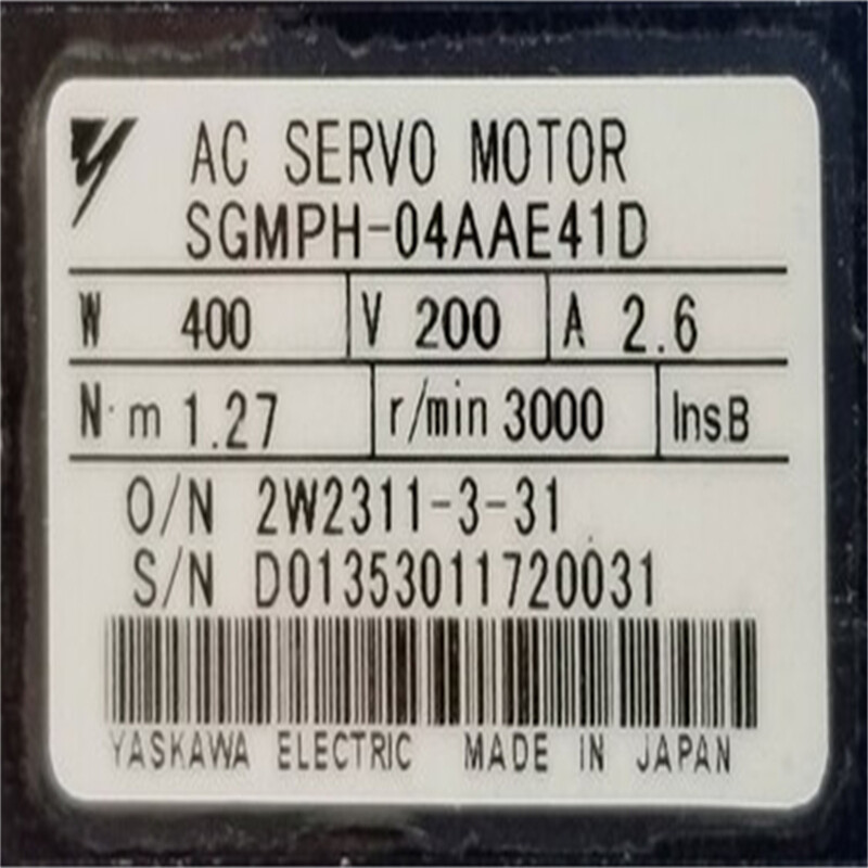 YASKAWA SGMPH-04AAE41D NEW In Box via
