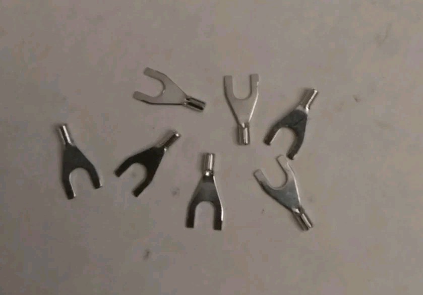 FORK TERMINAL 26-24 AWG #6 STUD SIZE NON-INSULATED 100/BAG CONCORD 701-2311