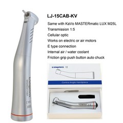 Dental Electric High Speed Handpiece 1:5 Contra Angle Fiber Optic KaVo LUX M25L