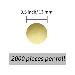 2000 Pieces 0.5 Inch Round Color Coding Labels,Circle Dot Stickers Used for C…