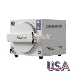 18L Class N Dental Autoclave Steam Sterilizer High Temperature Sterilization US
