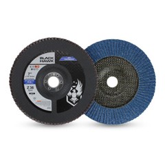 10 Pack – 7″ x 7/8″ 80 Grit Zirconia Flap Discs Sanding and Grinding Wheels T27