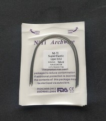 50 Packs Dental Orthodontic Super Elastic NITI Arch Wires Round Natural Form