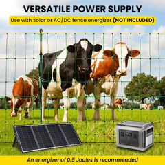42.6″ High Electric Fence Netting Kit for Livestock & Poultry Protection