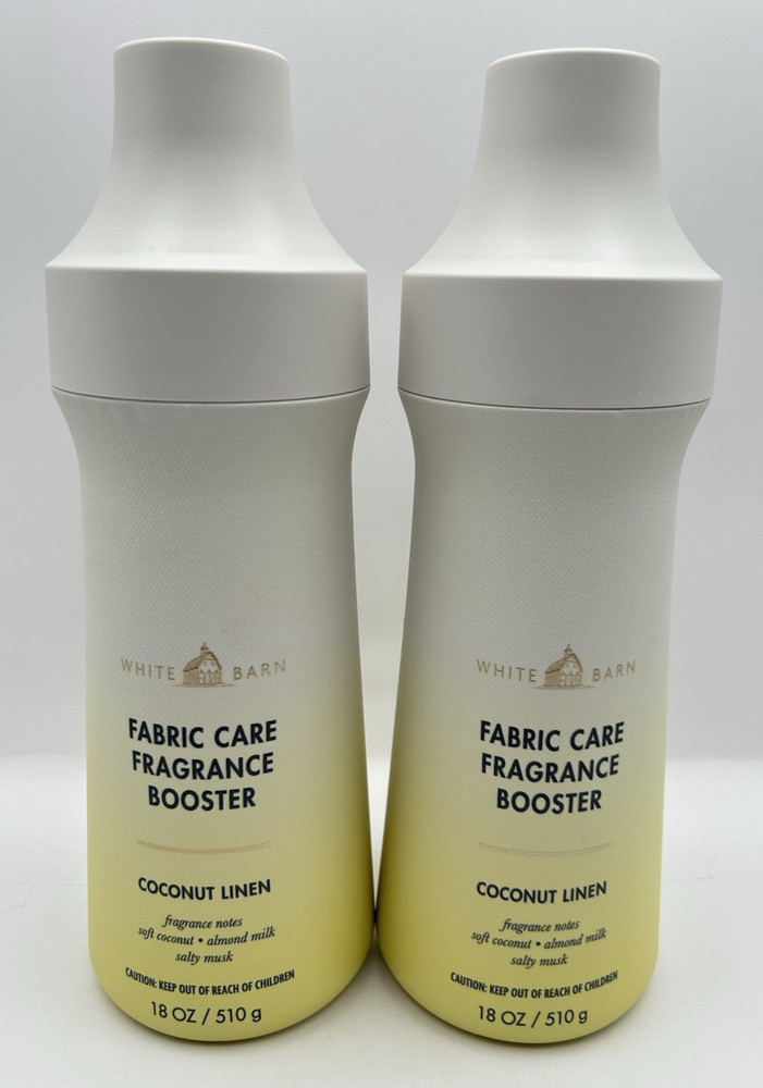 Bath & Body Works Coconut Linen Fabric Care Fragrance Booster 36oz Lot of 2