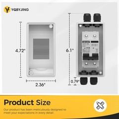 63 Amp DC Solar Panel Disconnect Switch 4 Holes AC Miniature Circuit Breaker …