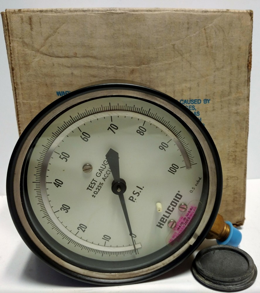 Helicoid F1C1E9A100000 High Accuracy 0-100psi Pressure Gauge