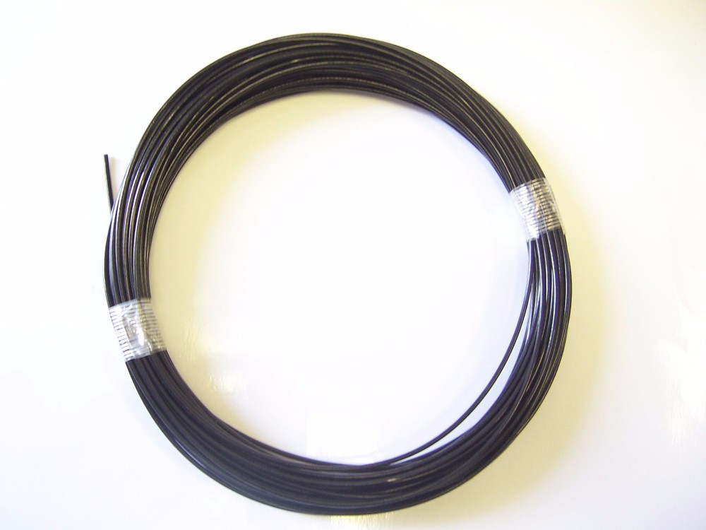 Black Vinyl Coated Wire Rope Cable,1/16 – 3/32, 7×7, 100 Ft Coil