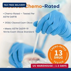 Supmedic Medical Soft Max™ Nitrile Exam Gloves, 100 Count Latex-Free Powder-Free