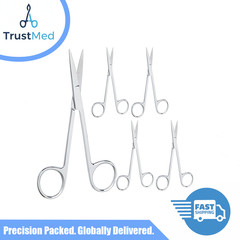 10 Pcs IRIS Scissor 4.3″ Straight Blades Sharp/Sharp Surgical Instruments Set