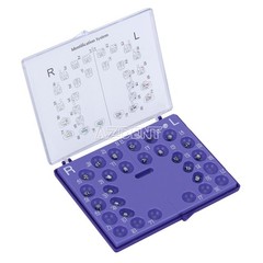 Dental Ortho Locking plate Self-Ligating Bracket Brace Roth/MBT .022 Hooks 3 4 5