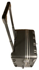 Guitar Effects Pedal Board Travel Case Heavy Duty Polyethylene Handle W/Wheels