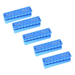 Dental Endo Ruler Block Taper Files Measure Instrument Ruler Scale White Bomaoer
