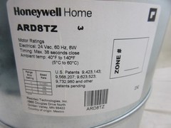 8″ HONEYWELL ARD8TZ TRUEZONE MOTORIZED DAMPER ASSEMBLY 24V
