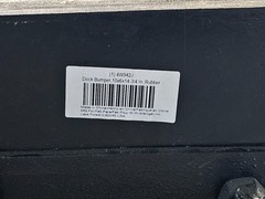 Dock Bumper Rectangular, 10 in x 14 1/2 in x 6 in Bumper, Laminated Rubber 4W942