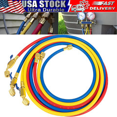 29986 Plus II 1/4″ Hose &Compact Ball Valve End Refrigerant Charging Hose 72″