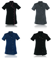 Beauty Tunic Hairdressing Spa Massage Therapist Health Work Nail Salon Uniform