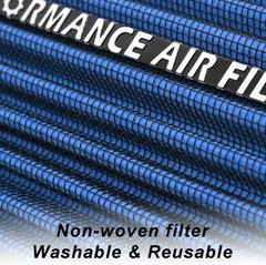 3 3.5 4 inch Cold Air Intake Filter 76mm 89mm 101mm Performance B-4in-Blue