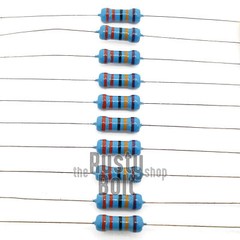 Resistors – 1/2 w (0.5 watt) – 220K ohm – 0.1% Tolerance – Metal Film – New