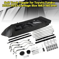 Soft Truck Topper Toyota Tundra 2022-2023 Oxford Fabric Clear Windows