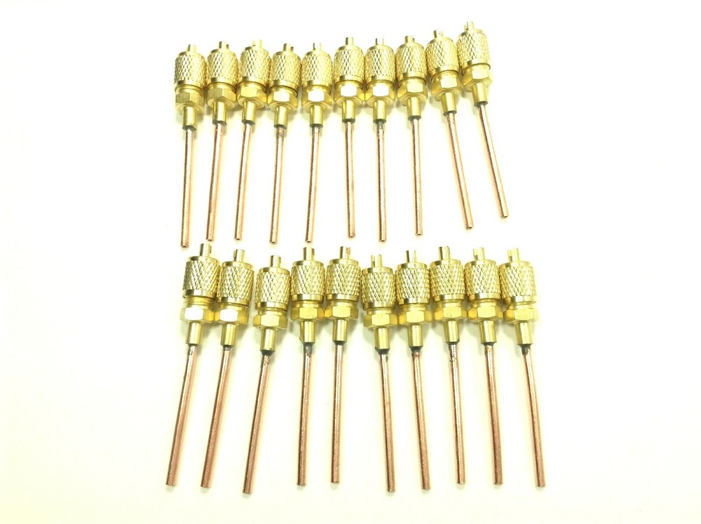 NEW – 1/8″ Tube Universal Line Service Valves Schrader Core Tubing CTE18 – 20 PC