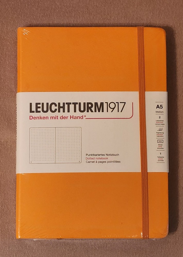 Leuchtturm 1917 Hardcover Dot Grid Notebook in Rising Sun – A5 – NEW SEALED