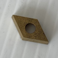 Carbide Insert Gold Qty 1 Diamond Shape New No Box
