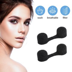 100 Pieces Nose Plug Filter Disposable Nose Dust Filters Nostril Filters Spray