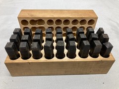 Young Bros. Stamp Works 1/2″ Alphabet Steel Stamp Set 27 Letters 09271