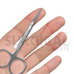 12 Iris Scissors 4.5″ Curved & Straight Surgical Dental Instruments German Grade