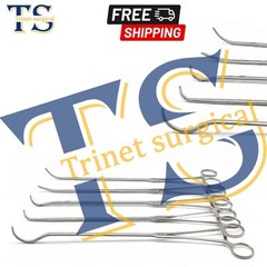 5pcs set Thoracoscopic Surgical Instruments Set | Thoracotomy Tissue Forceps