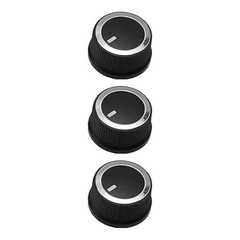 3 Pcs AC Control Knob Temperature Switch Replacement for Express Savana 1500 250