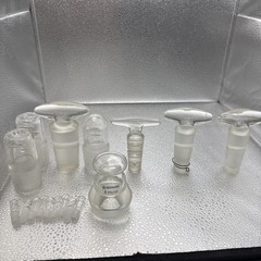 Pyrex Flask Stoppers mixed Lot of 17