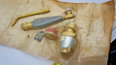 Uniweld K37 Air/Acetylene Soft Flame B Tank & TH3 Handle & S23 tip Vintage